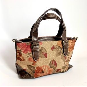 90’s Canvas floral Purse